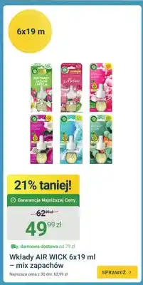 ERLI Wkłady do odświeżacza powietrza Air Wick 6-pak oferta