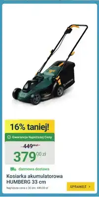 ERLI Kosiarka akumulatorowa Humberg 33 cm oferta