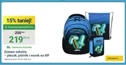 ERLI Zestaw szkolny Astrabag plecak piórnik i worek na WF oferta