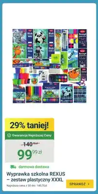 ERLI Wyprawka szkolna Rexus zestaw plastyczny XXXL oferta