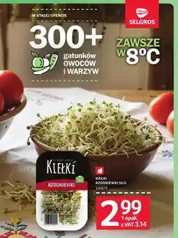 Selgros Kiełki rzodkiewki oferta