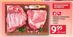 Selgros Żeberka wieprzowe trójkąty mała porcja oferta