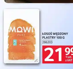 Selgros Łosoś wędzony plastry Mowi Pure oferta