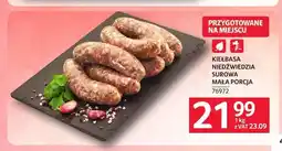 Selgros Kiełbasa niedźwiedzia surowa mała porcja oferta