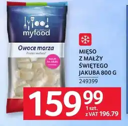 Selgros Mięso z małży świętego Jakuba Myfood oferta