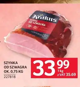 Selgros Szynka od Szwagra Krakus oferta
