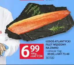 Selgros Łosoś atlantycki filet wędzony na zimno oferta