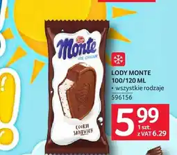 Selgros Lody Monte oferta