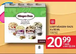 Selgros Lody Häagen-Dazs Favorite Selection 4-pak oferta