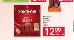 Selgros Kiełbasa Śląska z szynki Sokołów oferta