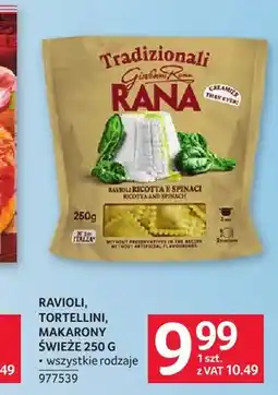 Selgros Ravioli Ricotta & Spinaci Rana Tradizionali oferta