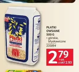 Selgros Płatki owsiane górskie błyskawiczne Melvit oferta