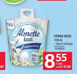 Selgros Serek kozi Almette śmietankowy oferta