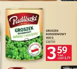 Selgros Groszek konserwowy Pudliszki oferta