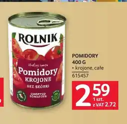 Selgros Pomidory krojone Rolnik oferta