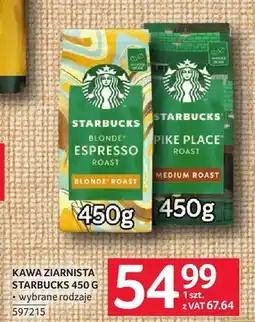 Selgros Kawa ziarnista Starbucks Blonde Espresso Roast oferta