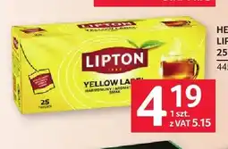 Selgros Herbata ekspresowa Lipton Yellow Label oferta