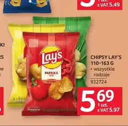 Selgros Chipsy Lay's Paprika oferta