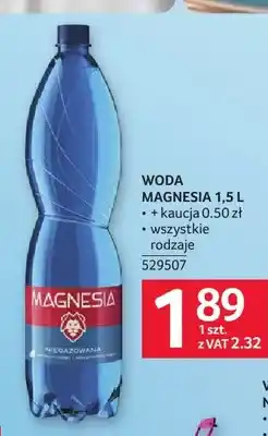 Selgros Woda mineralna niegazowana Magnesia oferta