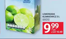 Selgros Lemoniada Klimkiewicz oferta