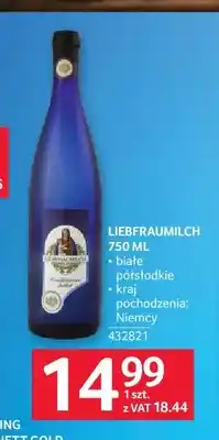 Selgros Wino białe Liebfraumilch oferta