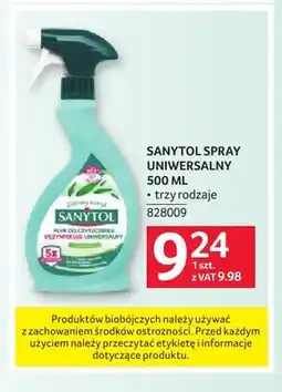 Selgros Spray uniwersalny Sanytol oferta