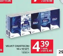 Selgros Chusteczki higieniczne Velvet 10x10-pak oferta