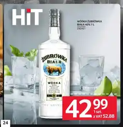 Selgros Wódka Żubrówka Biała 40% oferta