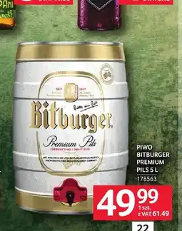 Selgros Piwo Bitburger Premium Pils oferta