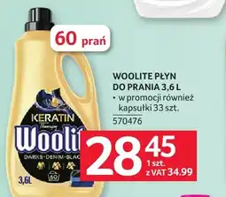 Selgros Płyn do prania Woolite Keratin Therapy oferta
