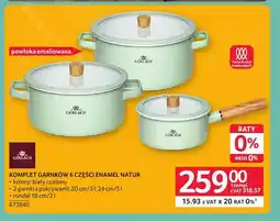 Selgros Komplet garnków 6 części Enamel Natur Gerlach oferta