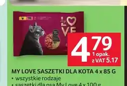 Selgros Saszetki dla kota My Love oferta