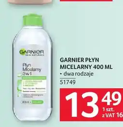 Selgros Płyn micelarny Garnier 3w1 oferta