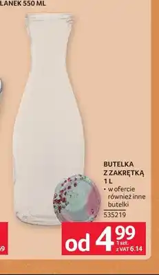 Selgros Butelka z zakrętką oferta