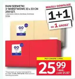 Selgros Serwetki 3-warstwowe Duni oferta