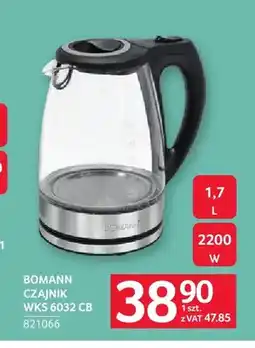 Selgros Czajnik elektryczny Bomann Wks 6032 Cb oferta