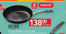 Selgros Patelnia żeliwna Skottsberg Cast Iron 24 cm oferta