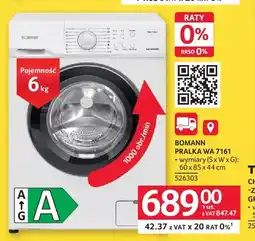 Selgros Pralka Bomann oferta