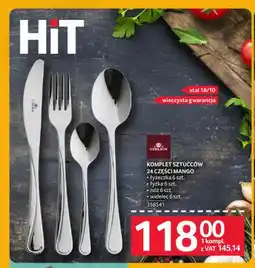 Selgros Komplet sztućców 24 części Mango Gerlach oferta