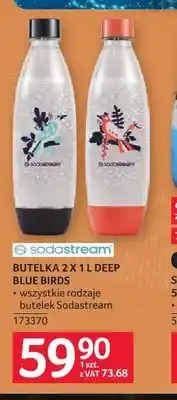 Selgros Butelka Sodastream Deep Blue Birds 2-pak oferta