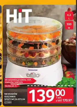 Selgros Suszarka spożywcza Niewiadów 972,04 oferta