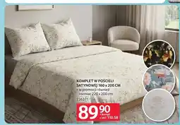 Selgros Komplet pościeli satynowej 160x200 cm oferta