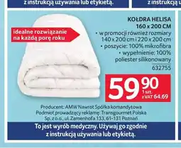 Selgros Kołdra Helisa 160x200 cm oferta