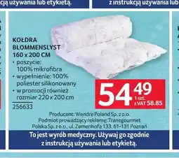 Selgros Kołdra Blommenslyst 160x200 cm oferta