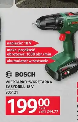 Selgros Wiertarko-wkrętarka Bosch EasyDrill 18V oferta