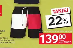 Selgros Szorty kąpielowe męskie Tommy Hilfiger oferta