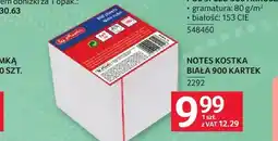 Selgros Notes kostka biała 900-pak oferta