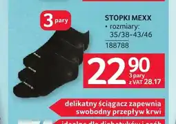 Selgros Skarpetki stopki Mexx 3-pak oferta