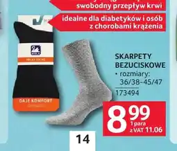 Selgros Skarpety bezuciskowe Relax Socks oferta