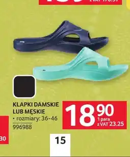 Selgros Klapki damskie oferta